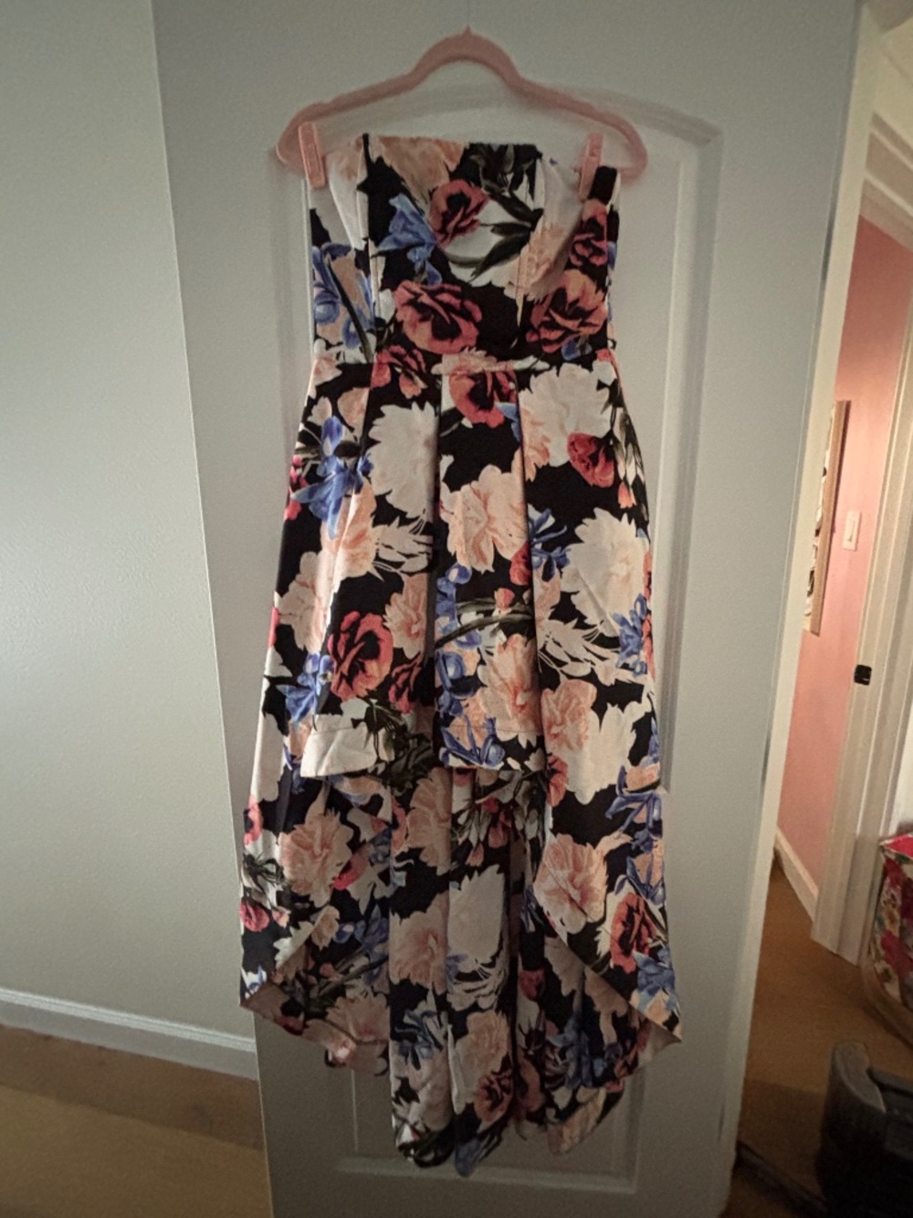 XTRAORDINARY HIGH LOW FLOWER DRESS SIZE 13